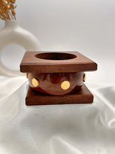 Earthy Golden Stack Wooden Bangle